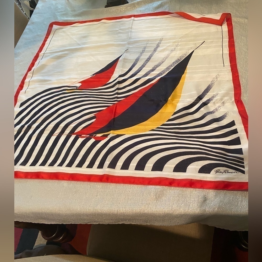 VINTAGE JIM RENOIR SCARF - Picture 2 of 5